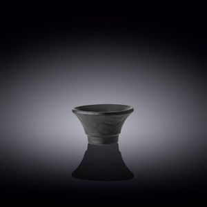 Salsero de Porcelana Color Negro 3 Plg