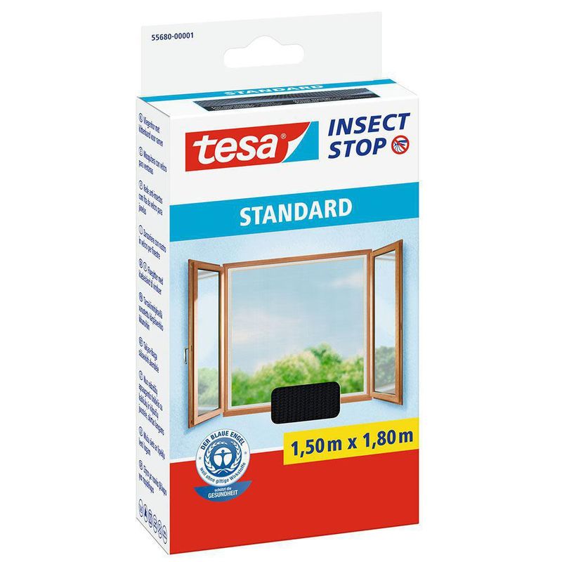 Malla Anti-Insectos Standard Para Ventana Negro - Tesa