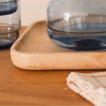 Azafate Rectangular Melina De Madera 43X28X3 Cm - Kikotem