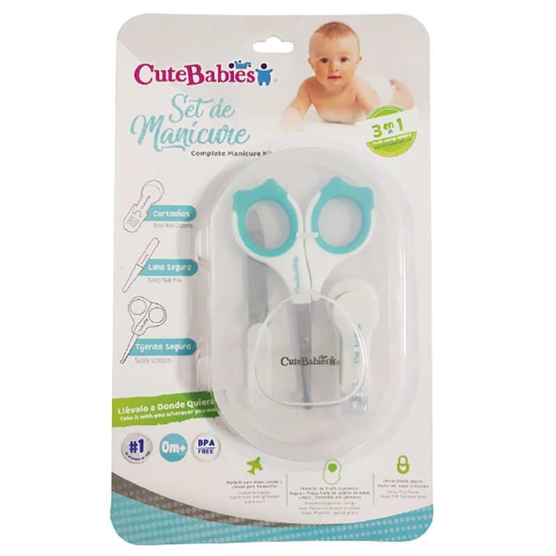 Set De Manicure Para Bebés 3 En 1 - Cutebabies
