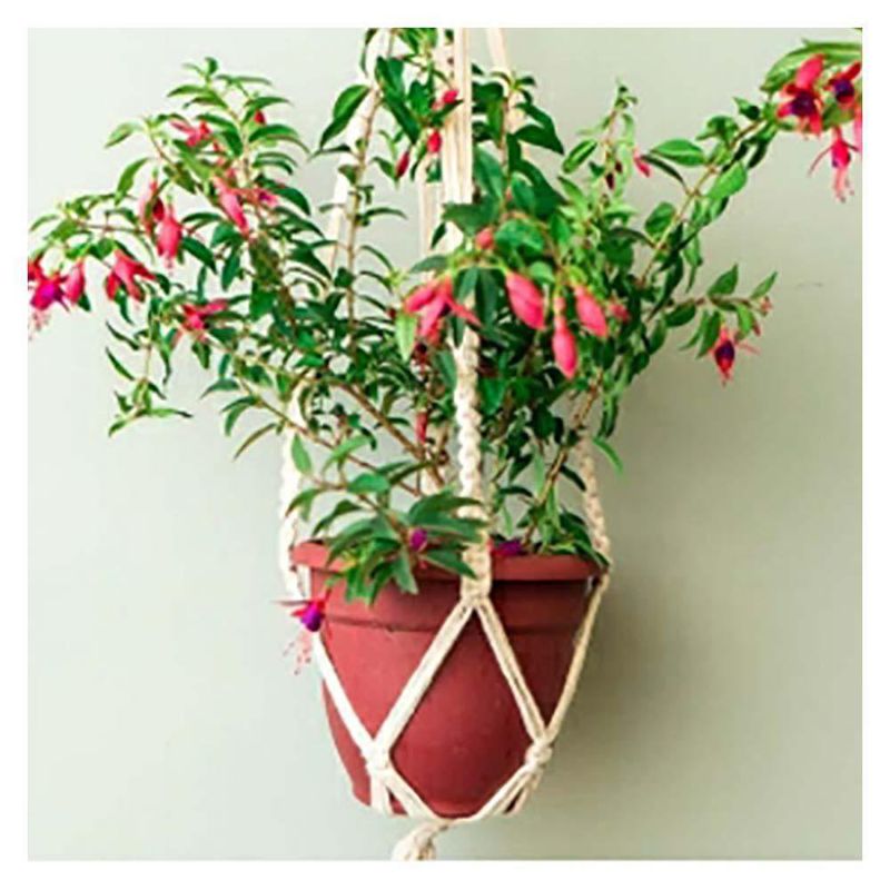 Porta Macetas De Macrame Pequeña - Larah