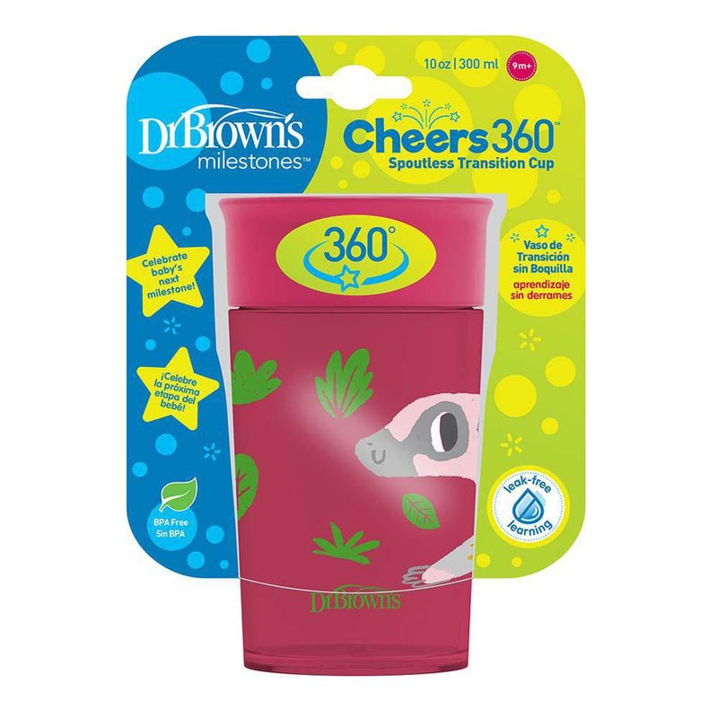 Vaso Cheers 360 Fucsia 360 Ml - Dr. Browns