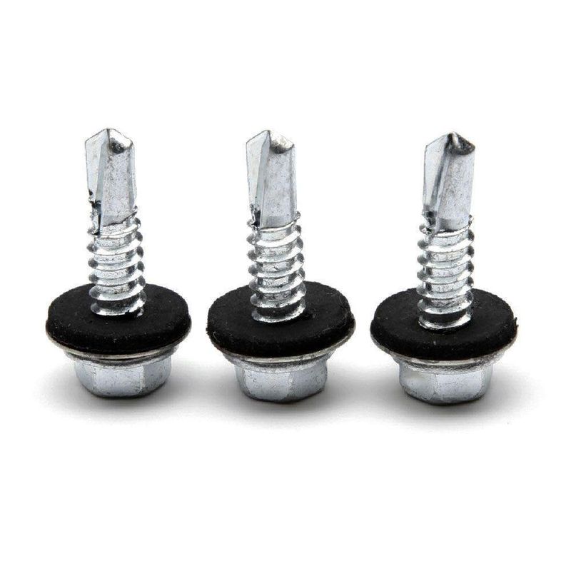 Set De 25 Tornillos Con Hexa Pun. Broca 1/4