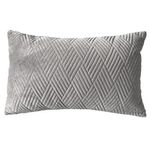 Cojín Relleno Decorativo Gris Oscuro