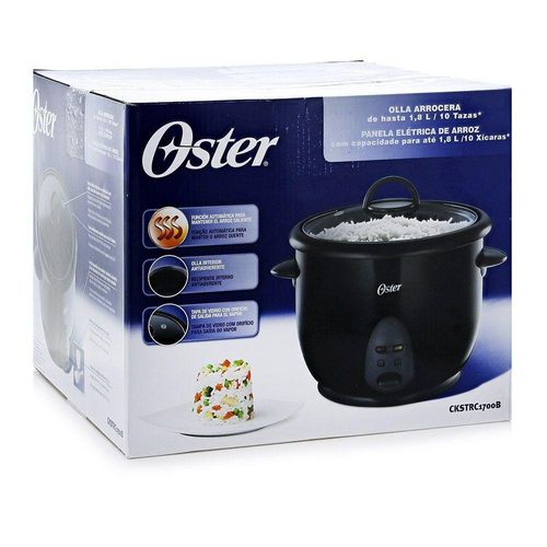 Olla Arrocera con Tapa de Vidrio de 1.8 Litros