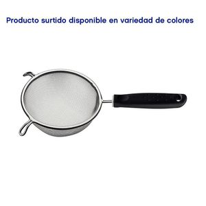 Colador Metálico 17 Cm Colores Surtidos