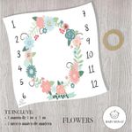 Manta Milestone Arcoíris Diseños Surtidos - Baby Monat