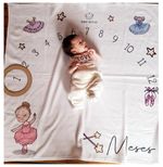 Manta Milestone Arcoíris Diseños Surtidos - Baby Monat