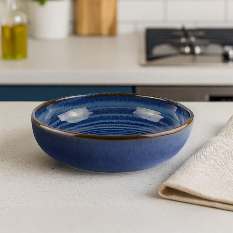 Plato para Sopa Xisto Azul
