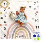 Manta Milestone Arcoíris Diseños Surtidos - Baby Monat