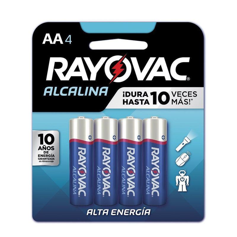 Batería AA 4 Pzs - Rayovac