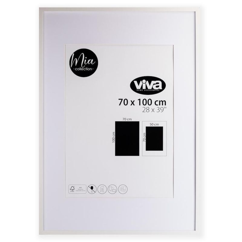 Marco Para Foto 70x100 Cm Blanco - Viva