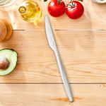 Cuchillo Fusión De Acero Inoxidable Blanco Y Plateado - Guzzini