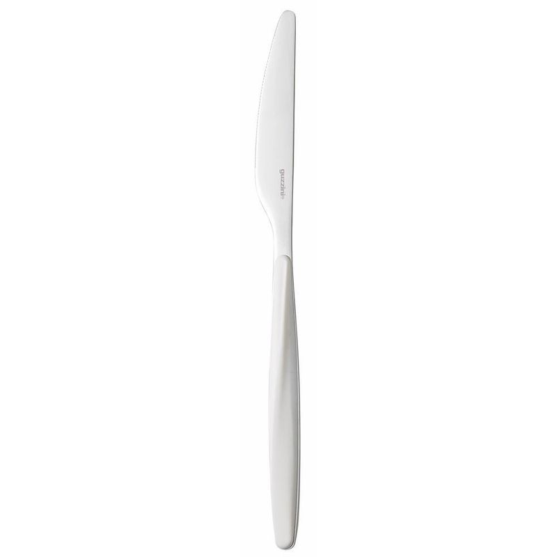 Cuchillo Fusión De Acero Inoxidable Blanco Y Plateado - Guzzini