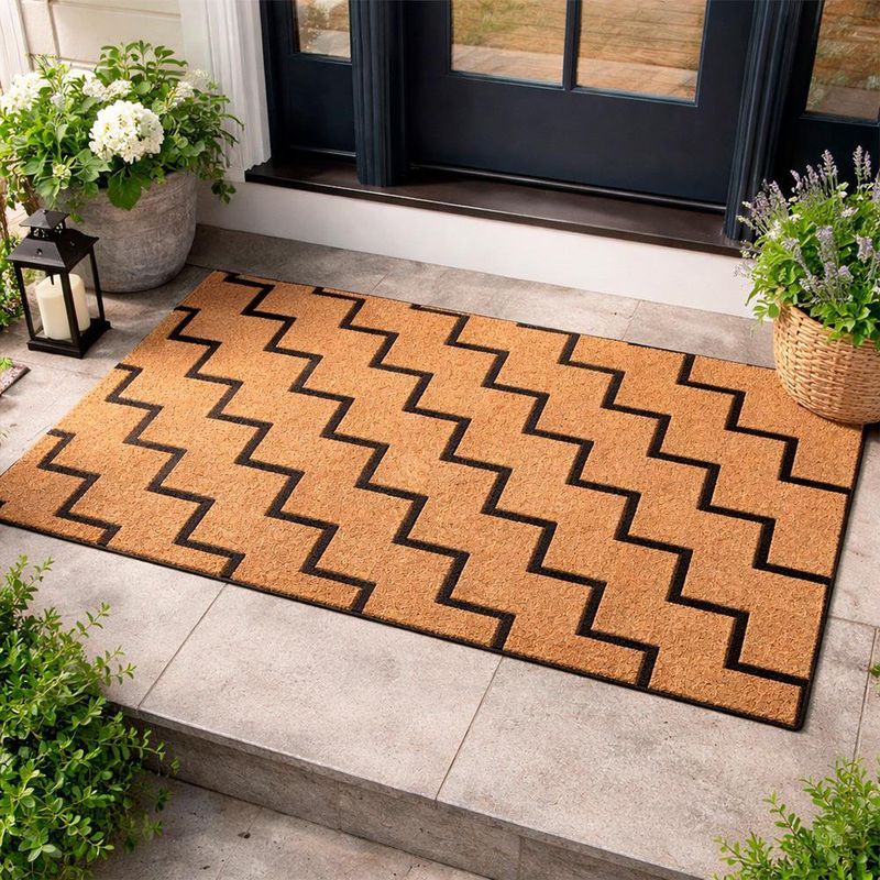 Alfombra Zig Zag para Entrada