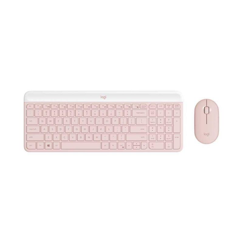 Combo Teclado Y Mouse Inalámbrico Mk470 Rosa - Logitech