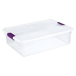Caja con Tapa Ciruela 32 Qts