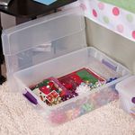 Caja con Tapa Ciruela 32 Qts