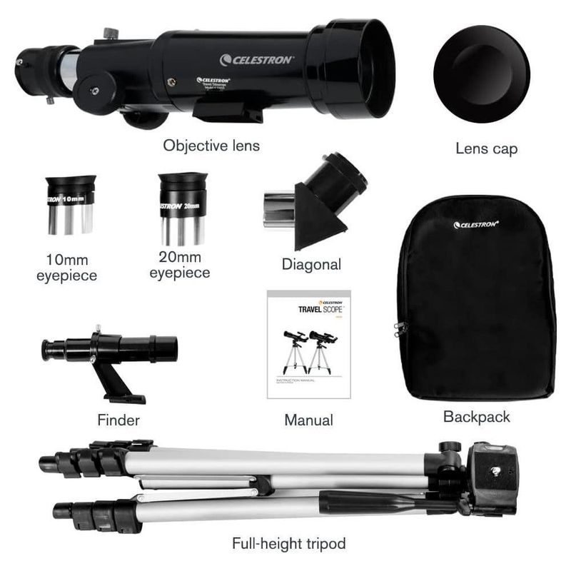 Telescopio Refractor 70 AZ - Celestron