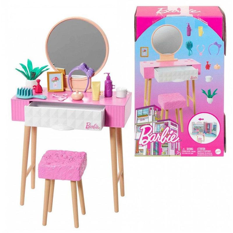 Set De Muebles Para Muñeca Diseños Surtidos - Barbie