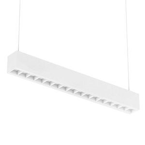Lámpara Lineal LED 40 W 4 Pies Blanca