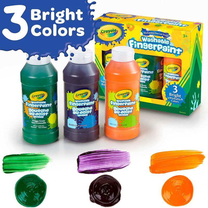 Cra Pintura De Dedo Secundarios 3 Bot - Crayola