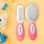 Set De Cepillo Y Peine Para Cabello Rosado - Cutebabies