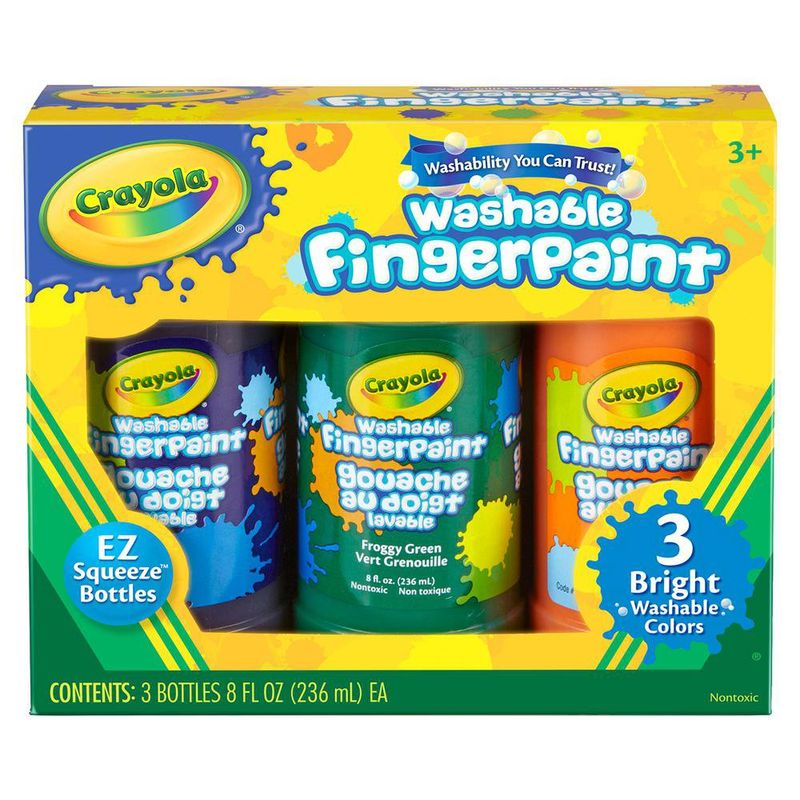 Cra Pintura De Dedo Secundarios 3 Bot - Crayola
