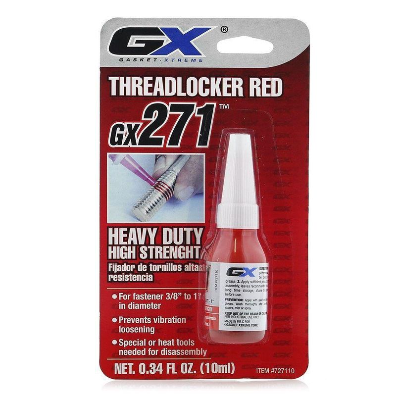 Trabador Roscas Rojo Gx 271 Blister 10Ml