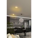 Lámpara Tipo Plafón LED Redonda Luz Cálida 12 W - Volteck
