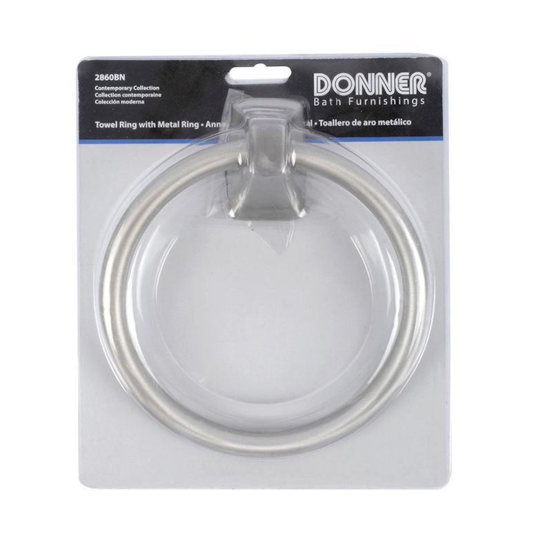 Toallero De Argolla Contemporary Níquel Cepillado  - Moen