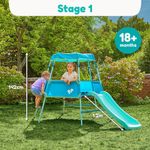 Torre Para Escalar Con Resbaladero 1.8 M - Mookie