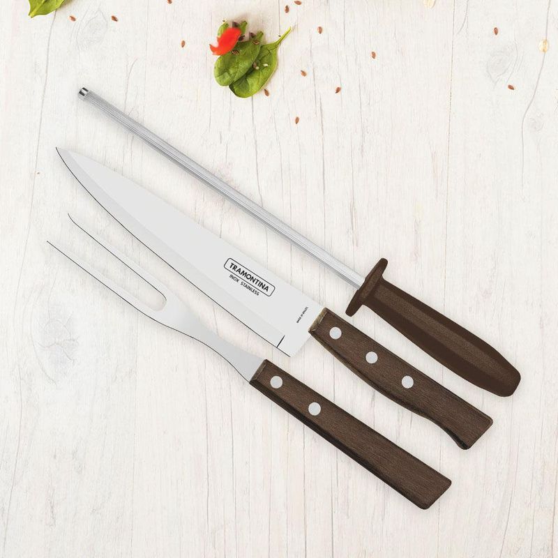 Juego De Utensilios Para Churrasco - Tramontina