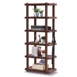 Estantería Plástica 6 Niveles Café - Guateplast