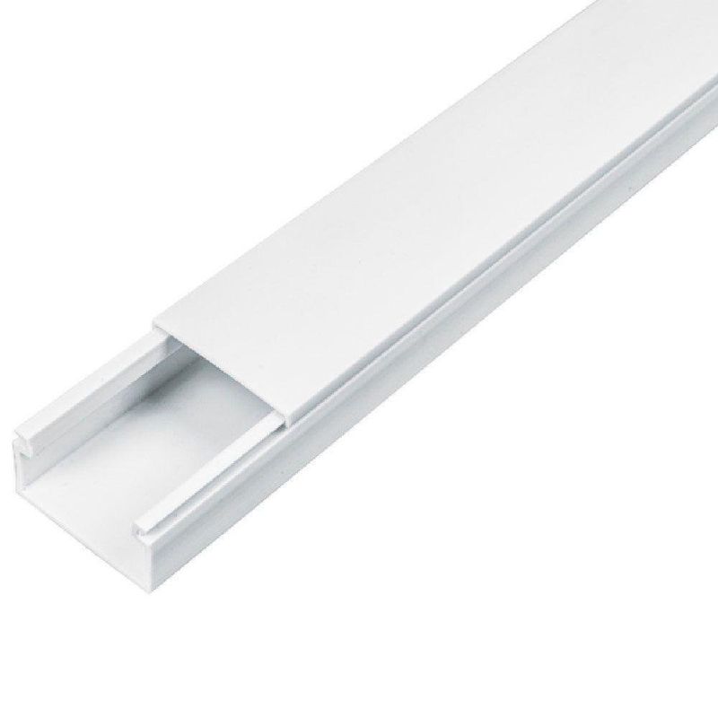 Canaleta Plástica De Pared Blanca De 35X17 Mm - Volteck