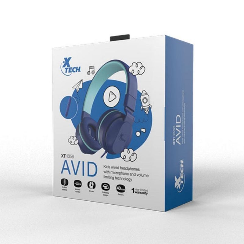 Audífonos Azules Xth-356 Para Niños - Xtech