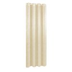 Cortina Color Beige Diseño Corrugado De 135X240 Cm - Viva