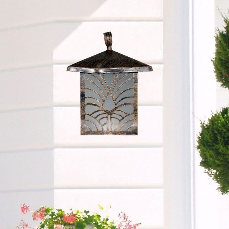 Farol De Pared Exterior Cobre 1 Luz - Z