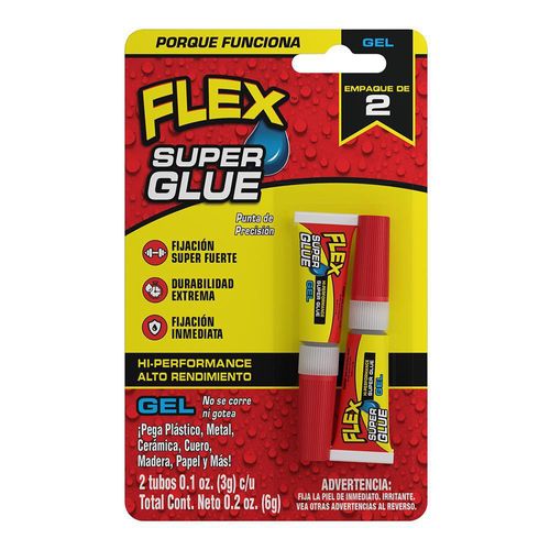 Set De 2 Tubitos De Super Glue En&nbsp;Gel - Flex Seal