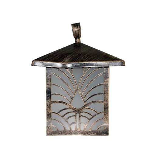 Farol Exterior Decorativo Vintage con Vidrio Esmerilado
