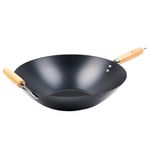 Wok De Acero De Carbono Y Mangos De Madera - Oster