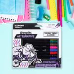 Marcador Alternative Doble Punta 8 Unidades 16 Colores - Crayola