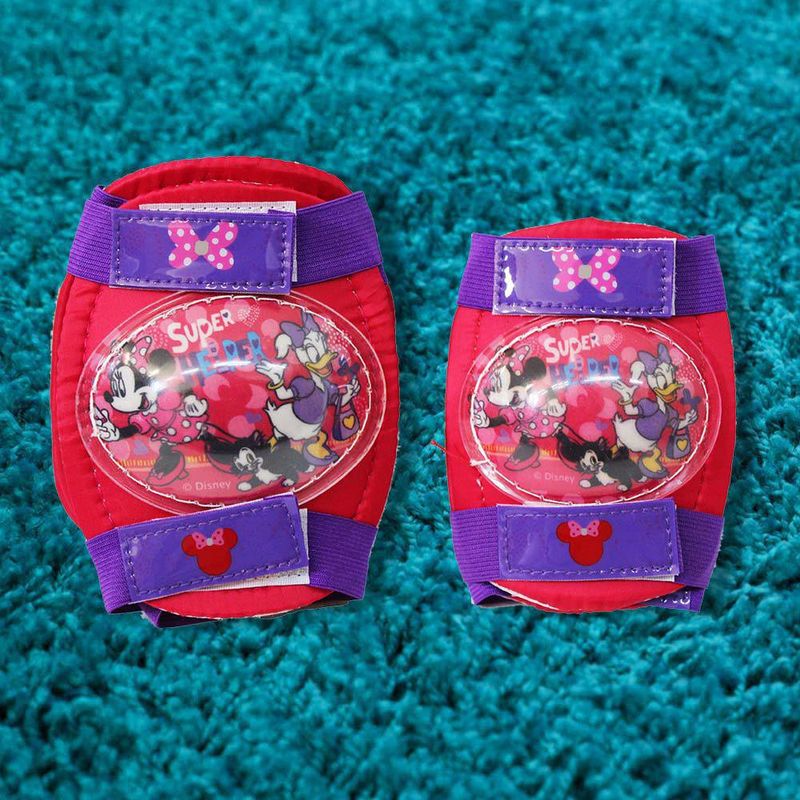 Set De Protección Para Niña Coderas Y Rodilleras Diseño Minnie - Kid Zamo
