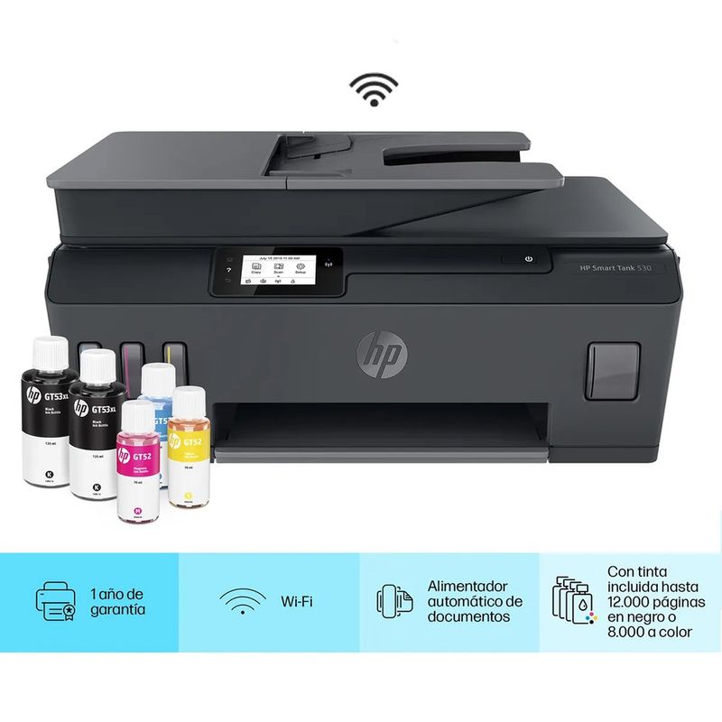 Impresora Multifuncional HP Smart Tank 530 (4SB24A)