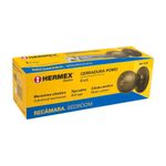 Cerradura Esfera Cilíndrico Dormitorio Latón Antiguo - Hermex Basic