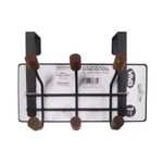 Gancho Metálico para Puerta con 3 Agarradores