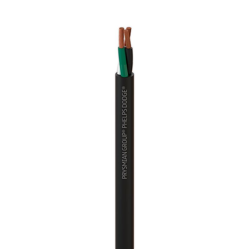 Cable De Cobre Negro Flexible TSJ 3 X 12 Awg - Phelps Dodge