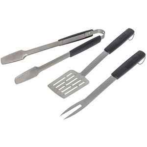 Set de Utensilios con Mango Antideslizante para Parrilla 3 Pzas