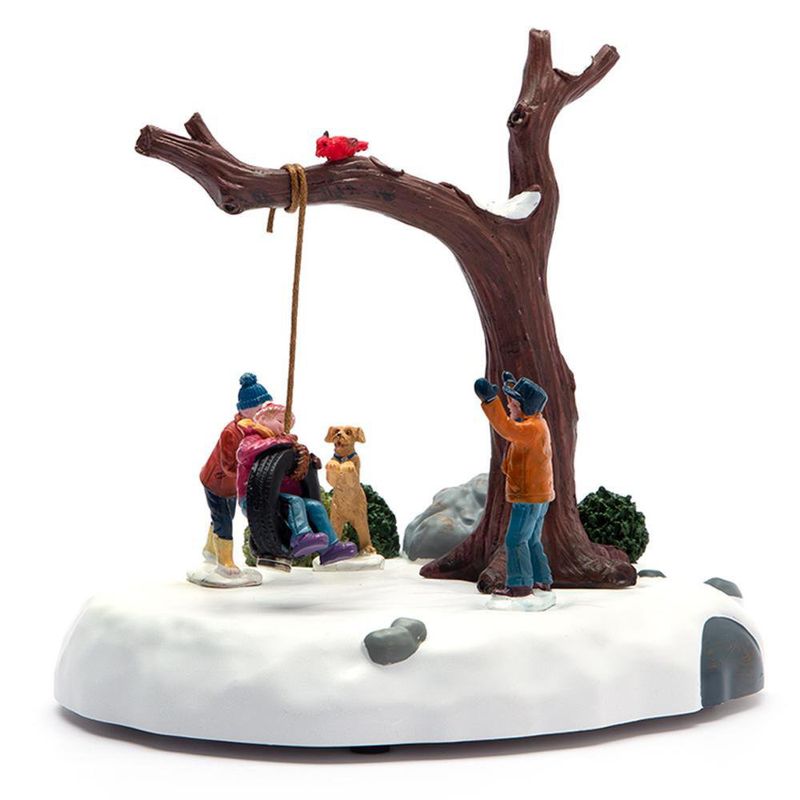 Figura Columpio Del Árbol Para Villa Navideña - Lemax