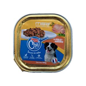 Alimento Húmedo para Perro Adulto Todas las Razas con Pollo y Verduras 100 Grs